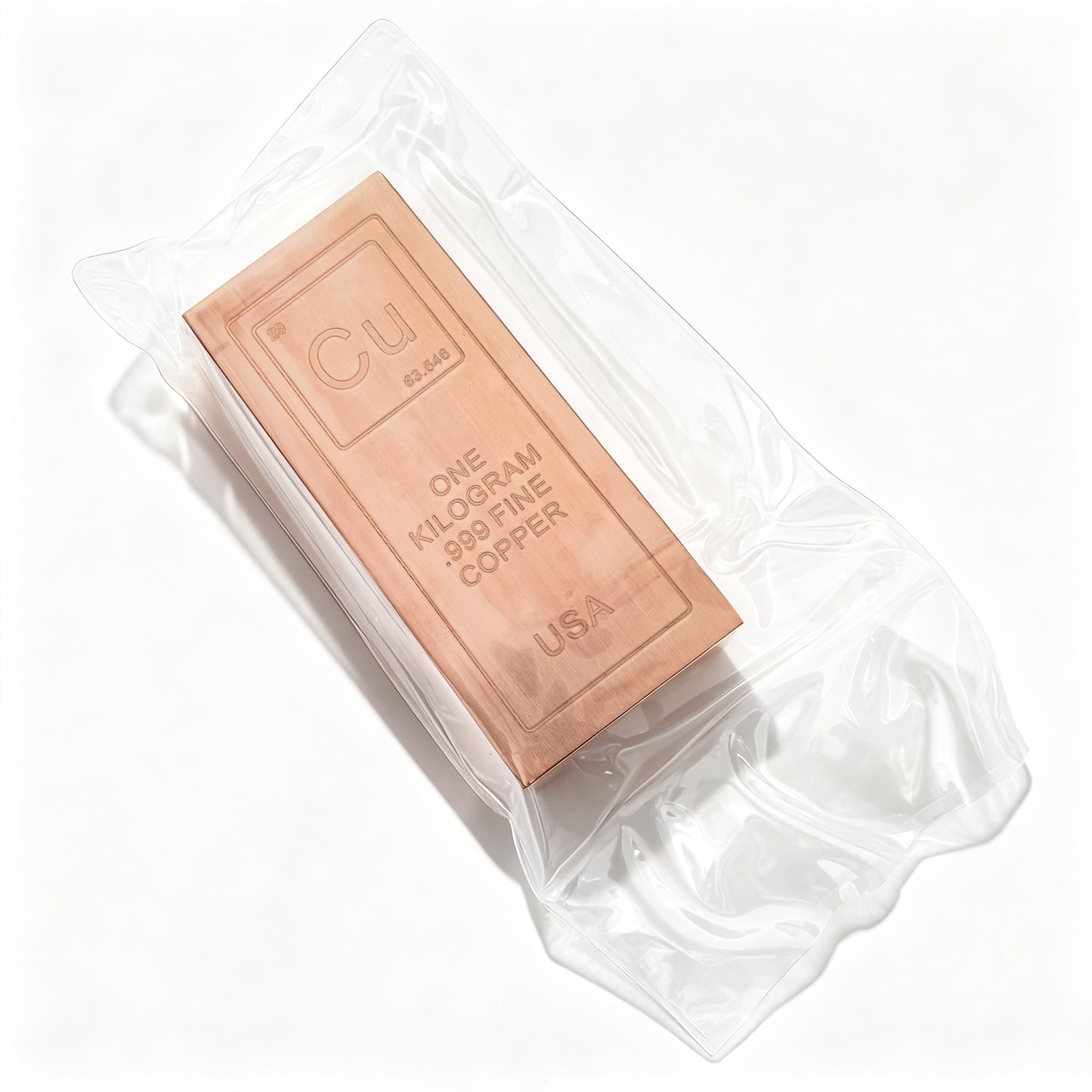 Amazon.co.jp: 純銅バー 1 kg (2.2ポンド) .999 ピュア | ディスプレイ